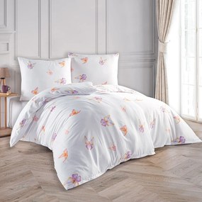 BedTex Lenjerie de pat din satin Flutter, 160 x 200 cm, 2 x 70 x 80 cm, 160 x 200 cm, 2 buc. 70 x 80 cm