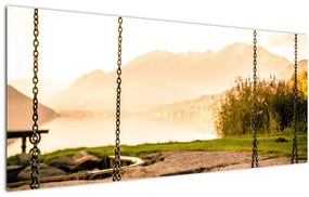 Tablou - balansoar în natură (120x50 cm), în 40 de alte dimensiuni noi