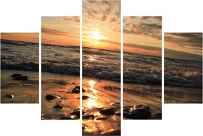 Tablou - Apus de soare, ocean (150x105 cm)