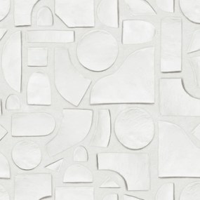 Fototapet, Clay Figures, White, Rebel Walls