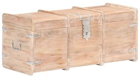 289644 vidaXL Cufăr de depozitare, 90 x 40 x 40 cm, lemn masiv de acacia