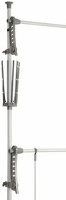 Suport pentru haine Herkules Twin, Wenko, 116 x 165 cm, extensibil, inox/polipropilena