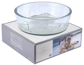 Bol pentru animale din sticlă pentru animale de companie ø 24 cm – Ego Dekor