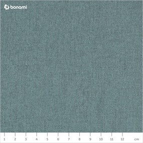 Pat matrimonial albastru prăfuit tapițat fără somieră 160x200 cm Mattis – Meise Möbel