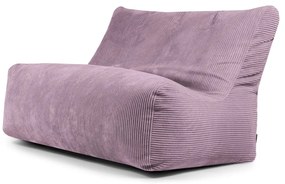 Fotoliu bean bag mov cu tapițerie din catifea reiată Sofa Seat Lounge – SLOWDOWN