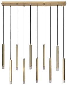 Lustra suspendata stil minimalist Ramira 10L aurie