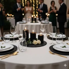 Set de 3 lumânări LED BRILLO, alimentare 2x AA, negru, cu telecomandă