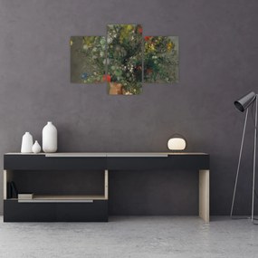 Tablou - Auguste Renoir,  Flowers in a Vase, reproducere (90x60 cm)