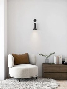 Aplica de perete ceramica neagra PARLO