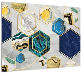 Tablou - Compoziție de marmură (70x50 cm)