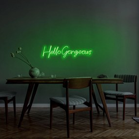 Aplica de Perete Neon Hello Gorgeous, 75 x 18 cm