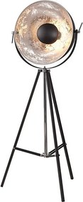 LAMPADAR deosebit in stil RETRO BIG Studio negru/ argintiu A-36562 VC