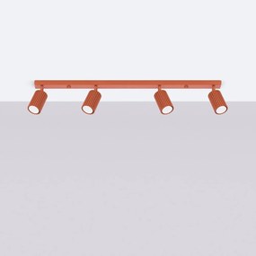 Spot cărămiziu 6,5x81 cm Gleam – Sollux