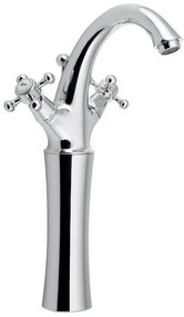 Baterie argintiu-lucios pentru chiuvetă înaltă Antea – Sapho