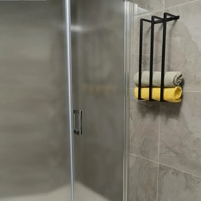 Suport prosop , din metal pentru baie, 60 cm