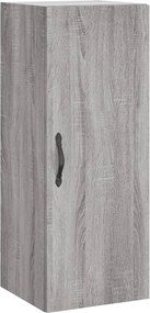 vidaXL Dulap de perete, gri sonoma, 34,5x34x90 cm, lemn prelucrat