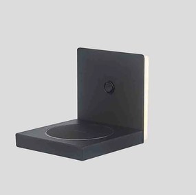 Aplica LED, incarcator wireless ZANZIBAR negru