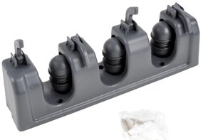 Suport pentru matura si unelte de curatat, 4 carlige