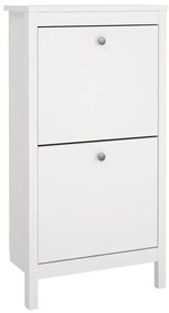 Suport pentru pantofi Real îngust, alb