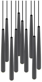 Lustră neagră LED ø 30 cm Cala – Trio Select