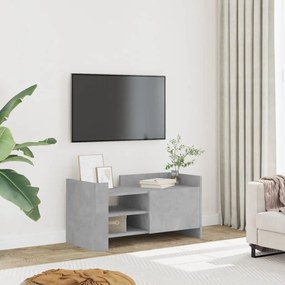 vidaXL Comodă TV, gri beton, 80x35x40 cm, lemn prelucrat
