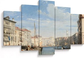 Tablou - Richard Parkes Bonington, The Grand Canal, reproducere (150x105 cm)