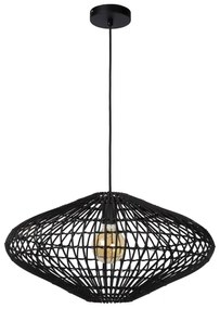 Lustră pe cablu MAGALI 1xE27/40W/230V neagă Lucide 03435/56/30