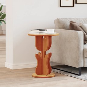 vidaXL Masă laterală Maro ceruit 39.5 x 39.5 x 53.5 cm