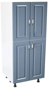 Soldat 60 cu 4 usi Zebra MDF albastru drept