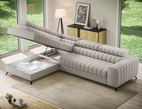 Colțar lemn masiv Kanedo Extensibil 269x204 cm Personalizabil - Dreapta, Nube 20