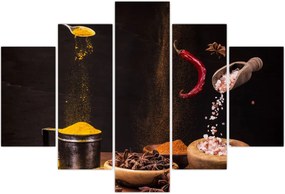 Tablou - Condimente în mișcare (150x105 cm)