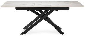 Masă de dining extensibilă cu blat ceramic cu blat suplimentar 89,5x160 cm Belma – Marckeric