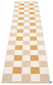 Covor tip traversă pentru interior și exterior galben ocru/bej 70x300 cm Pix Vanilla Ochre – Pappelina