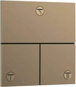 Ventil incastrat bronz periat Hansgrohe ShowerSelect Comfort E 3 functii