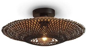 Plafoniera eco din bambus Kalimantan 44cm nat/bl
