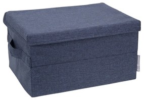 Cutie de depozitare albastră din material textil cu capac 35x19x26 cm Soft Storage – Bigso Box of Sweden