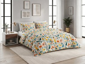 Lenjerie de pat policoton FLOVINA POLY colorata Dimensiune lenjerie de pat: 70 x 90 cm | 140 x 200 cm