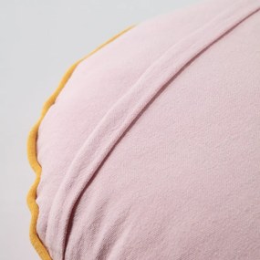 Față de pernă din bumbac pentru copii Kave Home Fresia, ø 45 cm, roz
