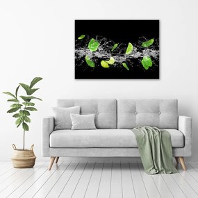 Tablou canvas Lime cu menta