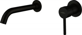 Mexen Alma baterie chiuvetă încastrată, neagră - 75015-70
