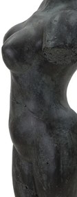 Figurina decorativa neagra din polirasina, 19x17x50 cm, Museum Woman Mauro Ferretti