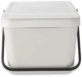 Cos depozitare Brabantia Sort&Go 1006312, 20 L, 22,5x45x28 cm, Stivuibil, Plastic, Gri