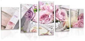Tablou 5-piesestilul vintage romantic