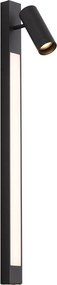 Jackle Smart Black Tiltable Ceiling Spotlight, WiFi GU10 Included
