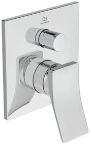 Baterie incastrata, pentru 2 consumatori, crom