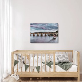 Tablou cu podul lui Carol (70x50 cm)