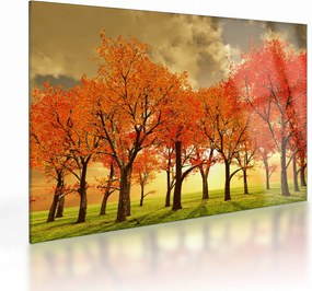 Tablou pe sticlă - Toamna (70x50 cm)
