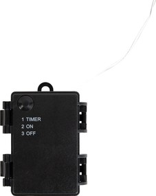 Spot de sol neon de Crăciun Om de zăpadă alb, inclusiv LED cu temporizator IP44 - Fura