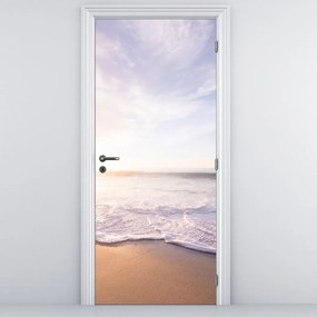 Fototapet pentru ușă - Plaja cu nisip (95x205cm)