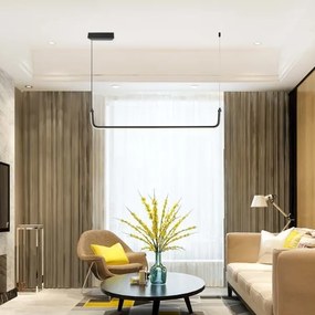 Lustră LED pe cablu LED/12W/230V 4000K negru